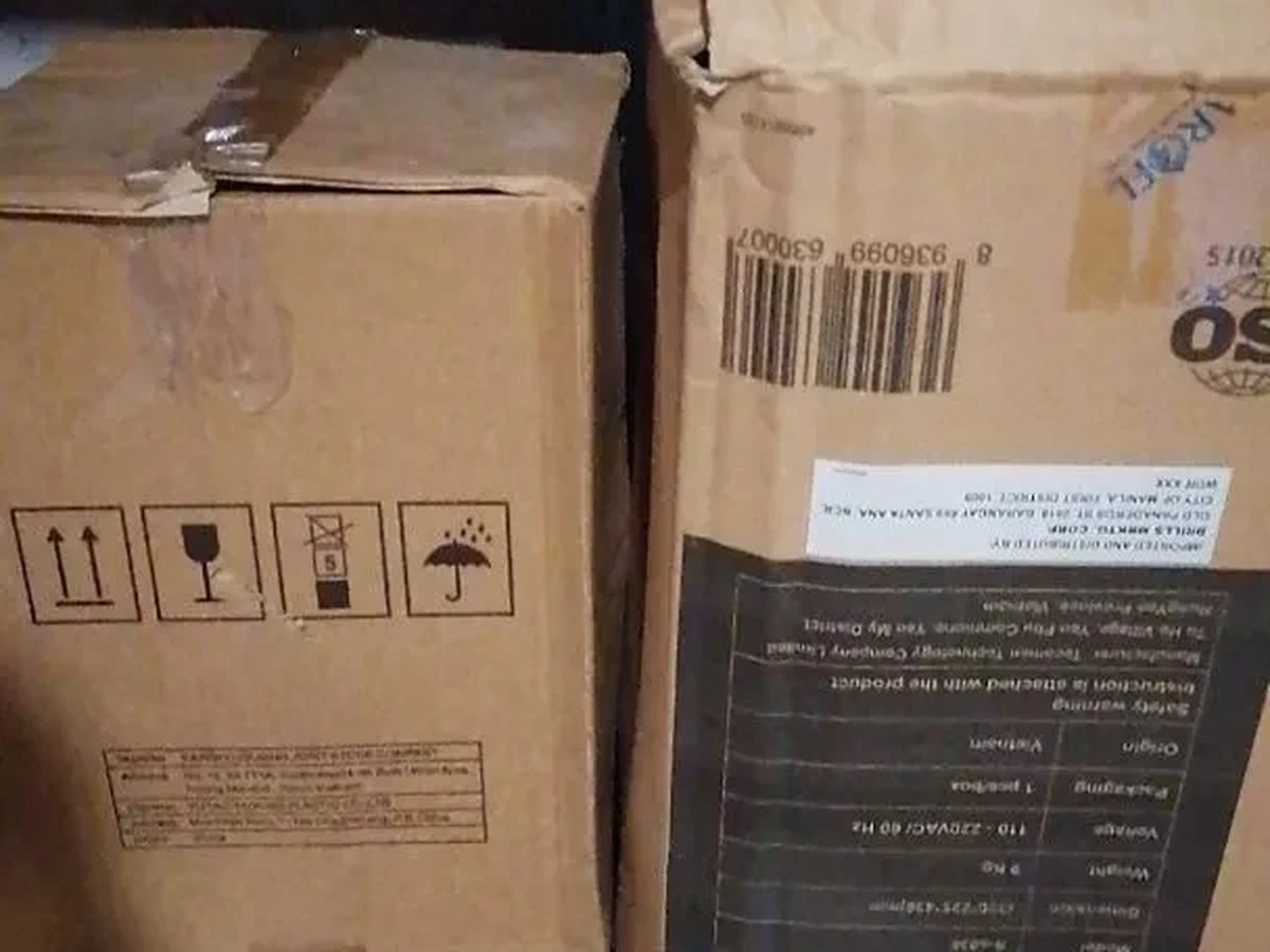 Karofi SlimPure S-S038 boxes delivered to a customer