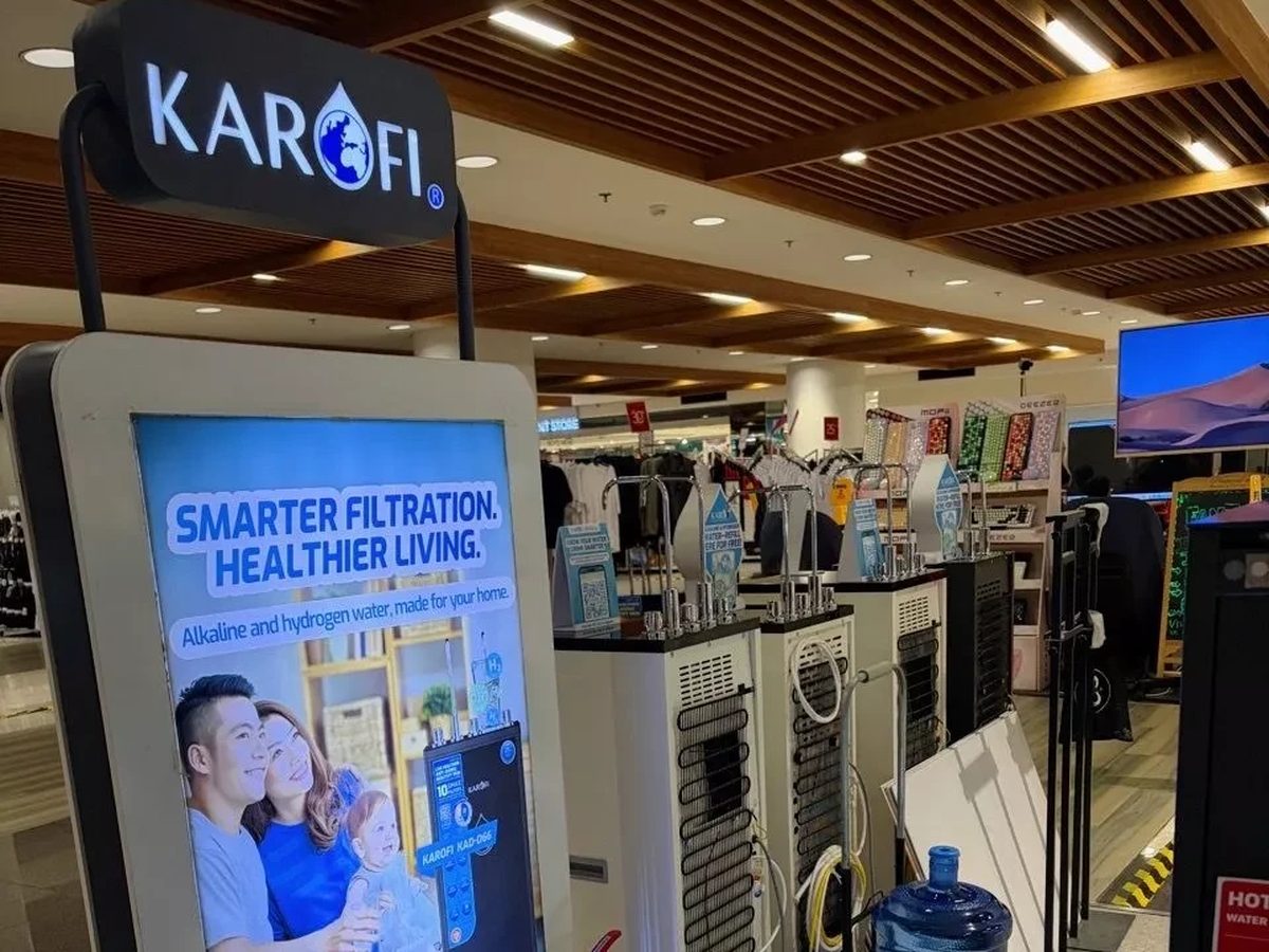 Karofi brand store display in a Metro Manila mall